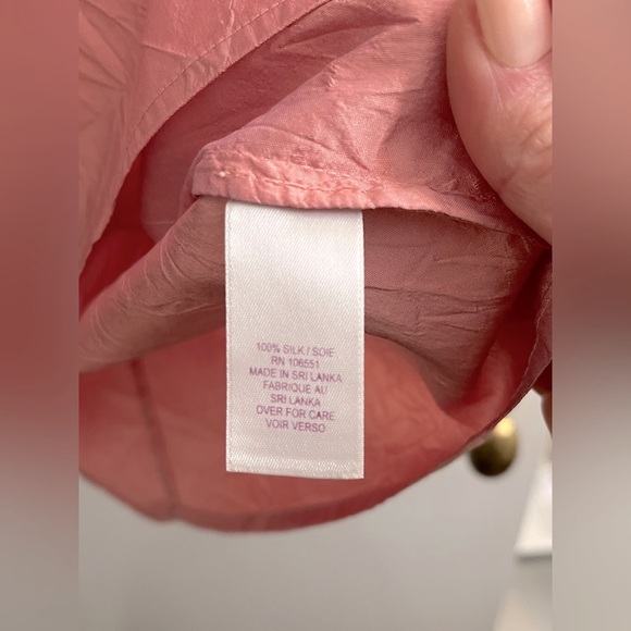 Dusty rose Calypso Saint Bart size 0 (fits like 00 ) pink silk dress semi formal - Picture 4 of 12
